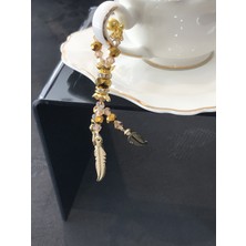 Altı Adet Gold Renk Mıknatıslı Fincan Tokası Takımı