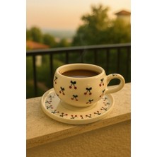 El Yapımı Seramik Kupayla Kahve ve Çay Keyfi, Şık ve Dayanıklı Tasarım