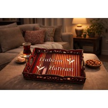Seymen Bıçakçılık Trabzon Hatırası Dekoratif Tepsi | Yöresel Desenli Sunum ve Hediye Tepsisi