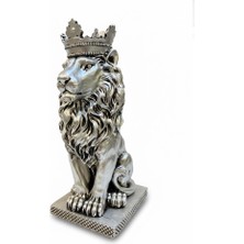 Modern Aslan Figürlü Biblo