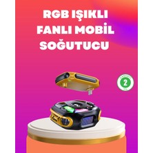 Belle Fusion Mey Ithalat® Type-C Girişli Aı Modlu Yüksek Performanslı Telefon Soğutucu