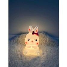 Sevimli Silikon Tavşan Lamba