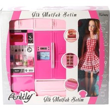 Belle Fusion Mey Ithalat® 02318 Anlily Bebekli Mutfak Dolabı Oyun Seti