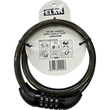 Belle Fusion Mey Ithalat® Elka 312 Şifreli Bisiklet Kilidi 80 cm