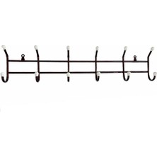 Belle Fusion Mey Ithalat® Kapı Arkası Askısı Vidalı Tip 6 Kanca