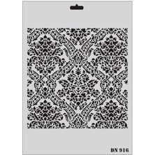 Belle Fusion Mey Ithalat® Rich Dantel Seri DN-916 Stencil 35X25 cm