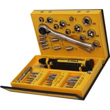 Belle Fusion Mey Ithalat® Powermaster 19629 Tamirci Tornavida Takımı 48 Parça