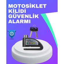 Belle Fusion Mey Ithalat® Su Geçirmez Alarm Disk Kilidi Motosiklet Scooter Bisiklet Güvenlik