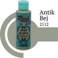 Belle Fusion Mey Ithalat® Rich Multi Surface 2112 Antik Bej Akrilik Boya 120 cc