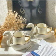 Şık ve Zarif 2'li Fincan Takımı, Kahve ve Çay Keyfi Için Mükemmel