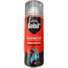 Belle Fusion Mey Ithalat® Selsil Rainbow Akrilik Sprey Astar 3009 Kırmızı