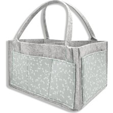 Belle Fusion Mey Ithalat®  keçe Anne Bebek Bakım Çantası 772 Yeşil Çiçek