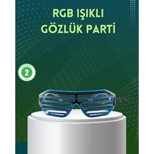 Belle Fusion Mey Ithalat® Işıklı LED Gözlük Parti Konser ve Etkinlik Aksesuarı