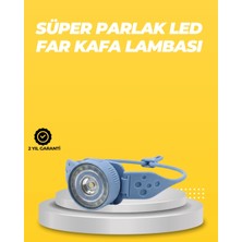 Belle Fusion Mey Ithalat® Kampçı Kafa Lambası Su Geçirmez Çok Modlu LED