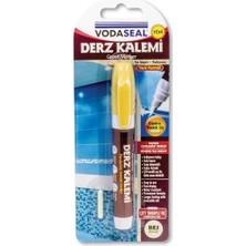 Belle Fusion Mey Ithalat® Vodaseal Çift Uçlu Su Bazlı Kokusuz Kalıcı Derz Kalemi Bej