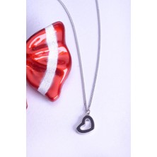 INNUENDO JEWELRY 925 Ayar Gümüş Içi Boş Kalp Kolye