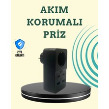 Belle Fusion Mey Ithalat® Isıya Dayanıklı Pc Gövdeli Akım Korumalı Priz 4 USB