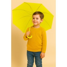 Toptancı Amca Renkli Şemsiye Çocuk Şemsiyesi Yeşil-Pembe-Mavi-Fosfor Sarı-Mor-Kırmızı Renkli Düdüklü Şemsiye