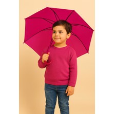 Toptancı Amca Renkli Şemsiye Çocuk Şemsiyesi Yeşil-Pembe-Mavi-Fosfor Sarı-Mor-Kırmızı Renkli Düdüklü Şemsiye