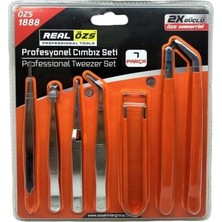 Belle Fusion Mey Ithalat® Real Özs 1888 Profesyonel Cımbız Seti 7 Parça