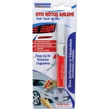 Belle Fusion Mey Ithalat® Vodaseal Oto Rötuş Kalemi Metalik Beyaz 5 ml