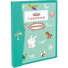 Belle Fusion Mey Ithalat® 03 569 Ahşap Manyetik Tangram -Nessiworld Oyuncak