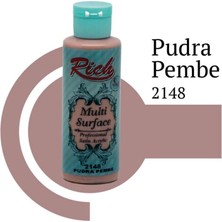 Belle Fusion Mey Ithalat® Rich Multi Surface 2148 Pudra Pembe Akrilik Boya 120 cc