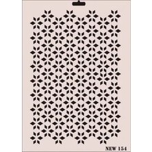 Belle Fusion Mey Ithalat® Rich New Seri N-154 Stencil 35X25 cm