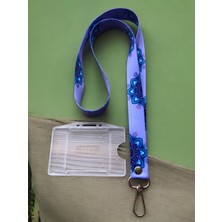 Staffy Lila 101 Tasarım Temalı Yaka Ipi Be Kartlık