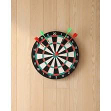 Belle Fusion Mey Ithalat® 17 Inç Dart Tahtası Şık Tasarım Dayanıklı Yapı ve Dart Oku Hediyeli