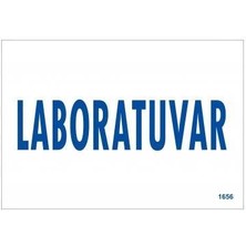 Belle Fusion Mey Ithalat® Laboratuvar Uyarı Levhası 17,5X25 KOD:1656