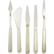 Belle Fusion Mey Ithalat® Luna Beyaz Spatula Seti 5 Parça