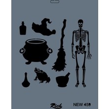 Belle Fusion Mey Ithalat® Rich New Seri N-459 Stencil 35X25 cm