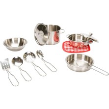 Belle Fusion Mey Ithalat® Oyuncak Metal Pişirme Seti