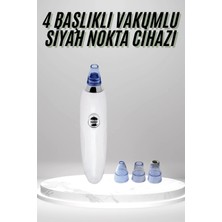 Belle Fusion Mey Ithalat® 4 Başlıklı Pilli Vakumlu Siyah Nokta Temizleyici Akne ve Sivilce Önleyici