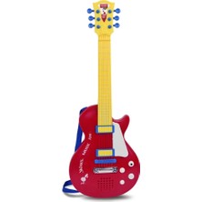 Belle Fusion Mey Ithalat® Elektronik Tuşlu ve Telli Askılı Kırmızı Gitar