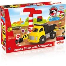 Belle Fusion Mey Ithalat®  6045 Dolu, Jumbo Kamyon Trafik Seti ve Bloklar