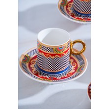 6 Kişilik Kahve Fincanı Takımı, 90 Ml, Şık ve Zarif Tasarım