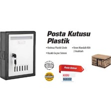Belle Fusion Mey Ithalat® Sgs 332 Plastik Posta Kutusu 2 Anahtarlı