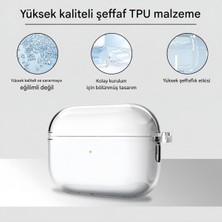 Guleron Apple Airpodss Pro 3 (2025) Uyumlu Mat Silikon Kılıf Silikon +Kanca