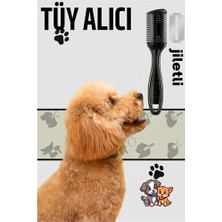 Belle Fusion Mey Ithalat® Kedi ve Köpek Jiletli Tüy Alma Tarağı