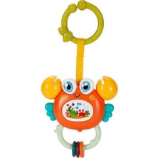 Belle Fusion Mey Ithalat® Müzikli ve Işıklı Çıngıraklı Yengeç Puset Oyuncağı