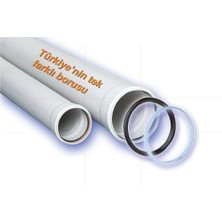 Belle Fusion Mey Ithalat® Ege Yıldız 50X2000 Pvc Boru 1,8 mm