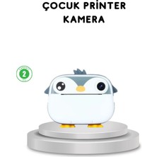 Belle Fusion Mey Ithalat® Çocuk Fotoğraf Makinesi Termal Baskılı Anında Çıktı Hd Video Kayıtlı