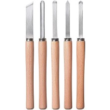 Belle Fusion Mey Ithalat® Kwb 5 Parça Ahşap Torna Bıçak Seti