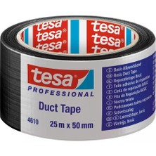 Belle Fusion Mey Ithalat® Tesa 4610 Duck Bantı Siyah 50 mm 25 Metre