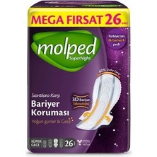 Belle Fusion Bfs   Süpernight Süper Gece Ped 26 Adet