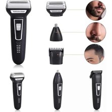 Belle Fusion Mey Ithalat® 3'lü Set Saç Sakal Kesme Traş Makinesi Burun Kılı Alma Tıraş Makinesi