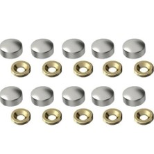 Belle Fusion Mey Ithalat® Krom Vida Tapası 16 mm 10 Adet