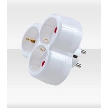 Belle Fusion Mey Ithalat® Ay-Ka Safir Topraklı Üç Yol Priz